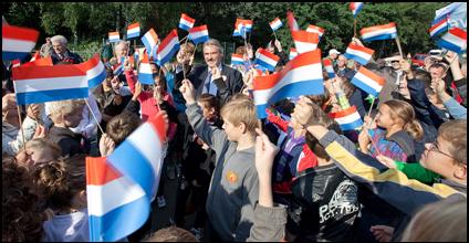 Veldhovense en Waalrese jongeren vieren de bevrijding