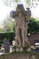 grafmonument De Verrezen Christus door beeldhouwer Wim Harzing
