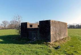 Afgebroken Duitse bunker