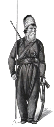 Uniform van een Kozak